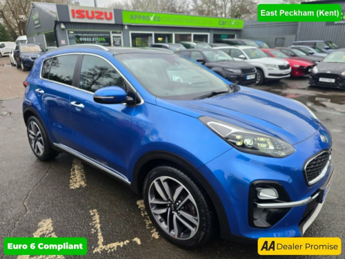 Kia Sportage  1.6 CRDi 4 SUV 5DR IN BLUE WITH 69,000 MILES AND A