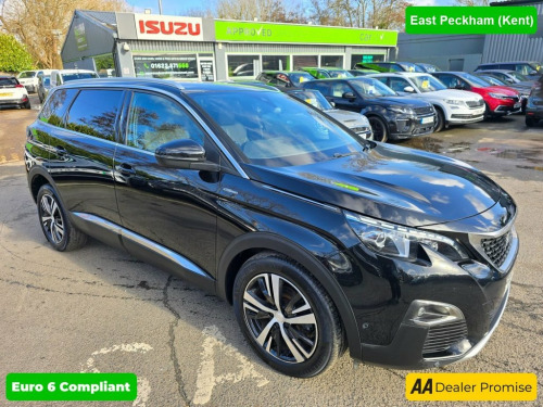 Peugeot 5008  2.0 BLUEHDi GT LINE SUV IN BLACK WITH 44,873 MILES