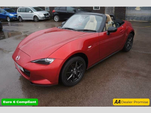 Mazda MX-5  1.5 SKYACTIV-G SPORT NAV CONVERTIBLE IN RED WITH 3