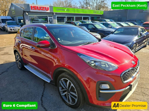 Kia Sportage  1.6 T-GDI 3 SUV IN RED WITH 37,000 MILES AND A FUL