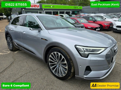 Audi E-Tron  55 SUV 5dr Electric Auto quattro 95kWh in silver w