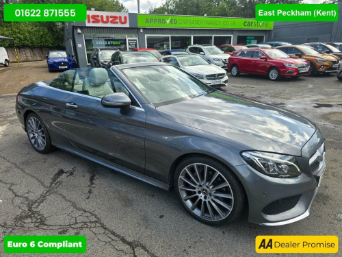Mercedes-Benz C-Class  2.1 C220d AMG Line Premium Plus Cabriolet in Grey,