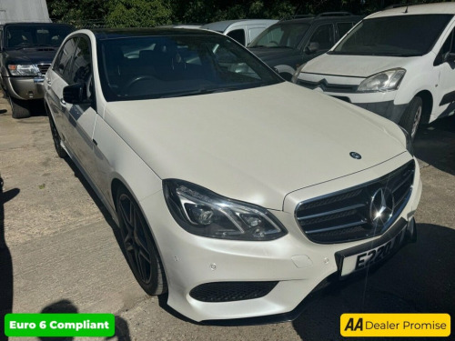 Mercedes-Benz E-Class E220 2 **2.1 E220 AMG Night Edition Saloon, White, 108,