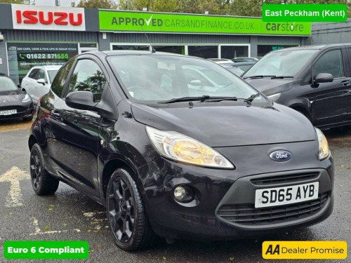 Ford Ka  Black 1.2 Zetec Black Edition Hatchback, 89,000 mi