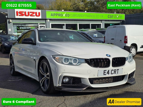BMW 4 Series  White 2.0 428i M Sport Coupe, 68,000 miles, 2 owne