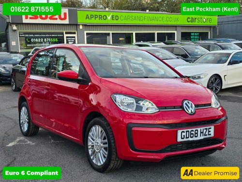 Volkswagen up!  Red 1.0 Move up! Tech Edition Hatchback, 15,075 mi