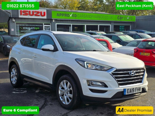 Hyundai Tucson  White 1.6 GDi SE Nav SUV, 80,280 miles, 3 owners, 