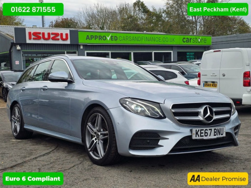 Mercedes-Benz E-Class  Silver 2.0 E220d AMG Line Estate, 56,300 miles, 2 