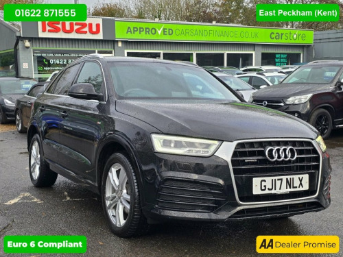 Audi Q3  Black 2.0 TDI S line SUV, 85,000 miles, ULEZ Euro 