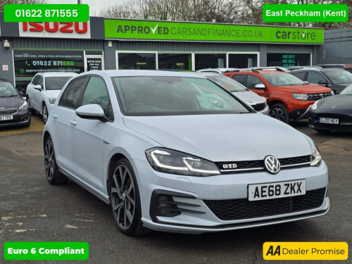 Volkswagen Golf  2.0 TDI GTD in silver with 51,000 miles, service h 