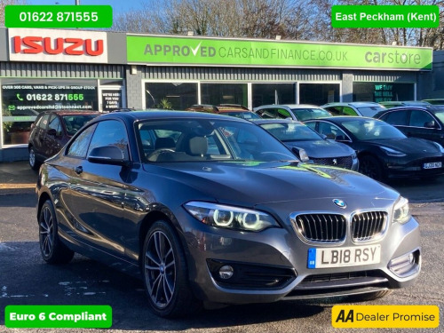 BMW 2 Series  2.0 218d Sport Coupe Automatic in Grey with 108,00 