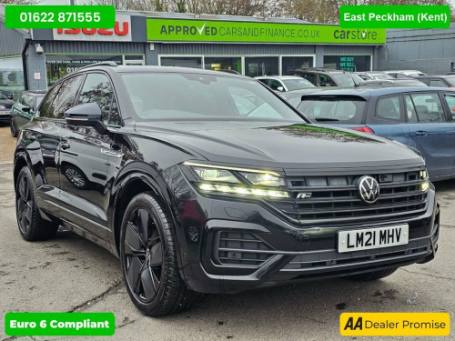 Volkswagen Touareg  Black 3.0 TDI V6 4Motion Euro 6 SUV, 80,500 miles, 