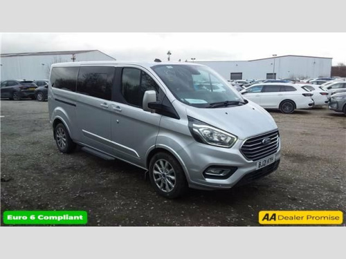 Ford Tourneo Custom  Silver 2.0 320 EcoBlue Euro 6 minibus, 35,200 mile 