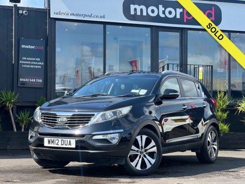 Kia Sportage  2.0 CRDI KX-3 SAT NAV 5d 134 BHP