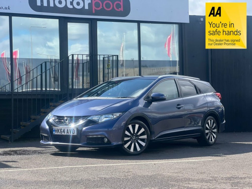 Honda Civic  1.8 i-VTEC SR Tourer 5dr Petrol Auto Euro 5 (142 p