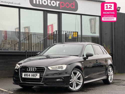 Audi A3  2.0 TDI S line Sportback 5dr Diesel S Tronic quatt
