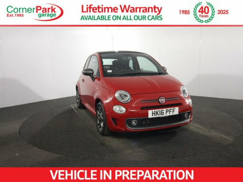 Fiat 500C  0.9 TwinAir S Convertible 2dr Petrol Manual Euro 6
