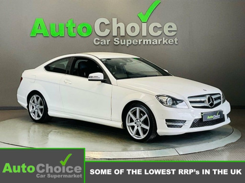 Mercedes-Benz C-Class C180 1.6 C180 AMG Sport Edition Coupe 2dr Petrol G-Tron