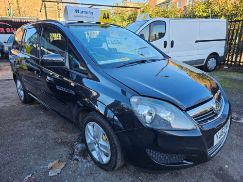 Vauxhall Zafira  1.6 16V Exclusiv MPV 5dr Petrol Manual Euro 5 (115