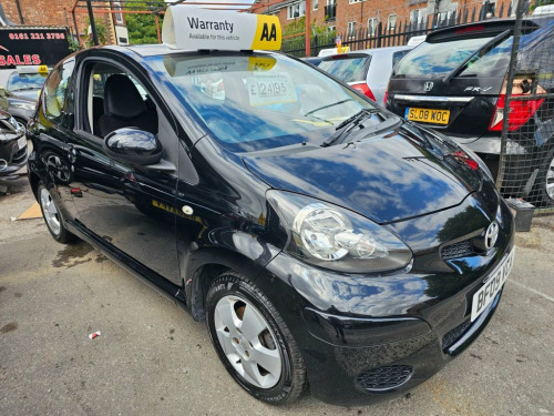 Toyota AYGO  1.0 VVT-i Black Hatchback 3dr Petrol Manual Euro 4