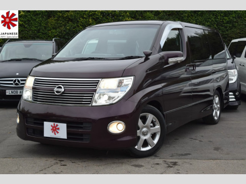 Nissan Elgrand  HIGHWAY STAR 3.5 V6 4WD RADAR CRUISE CONTROL 57K MILES CAPUCCINO LEATHER PE