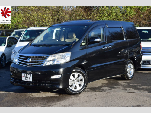 Toyota Alphard  MZ-G EDITION 3.0 V6 PETROL TOP SPEC FULLY LOADED TWIN SUNROOF POWER BOOT RA