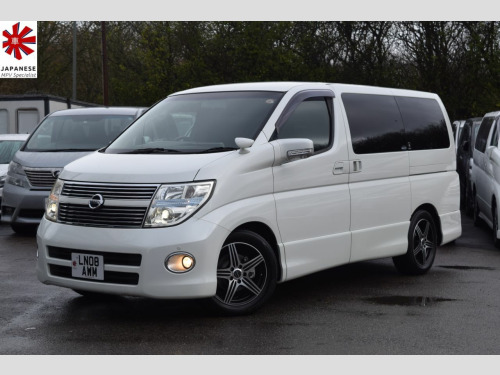 Nissan Elgrand  HIGHWAY STAR 3.5 V6 PETROL 35K MILES FSH IMMACUALTE FRESH IMPORT PEARL WHIT