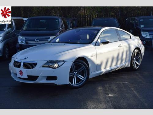 BMW M6  5.0 V10 SMG WHITE LEATHER CARBON INTERIOR AND ROOF FULLY LOADED HUD IMMACUA
