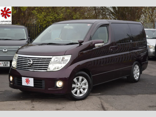 Nissan Elgrand  X 3.5 V6 4WD PEARL PURPLE IMMACUALTE ELECTRIC CURTAINS SERVICED FRESH IMPOR