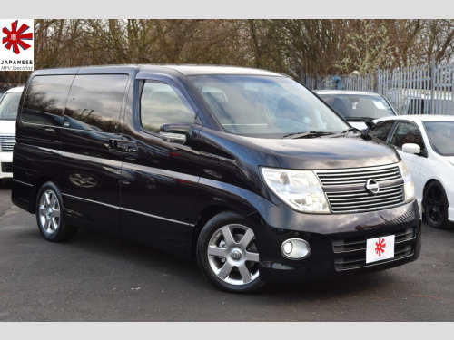 Nissan Elgrand  HIGHWAY STAR 3.5 V6 PETROL 90K MILES FSH BROWN LEATHER GRADE 4/C MYSTIC GRE