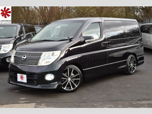 Nissan Elgrand  HIGHWAY STAR 3.5 V6 PETROL 70K MILES AUCTION GRADE 4 RED LEATHER INTERIOR T
