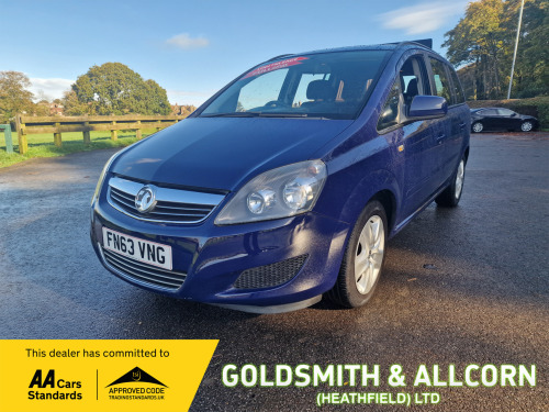 Vauxhall Zafira  1.6i [115] Exclusiv 5dr+++ONE OWNER,ONLY 45,000 MILES,7 SEATS+++