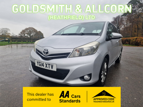 Toyota Yaris  1.33 Dual VVT-i Icon Plus Hatchback 5dr Petrol Manual Euro 5 (99 ps)+LOW MI 