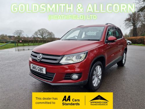 Volkswagen Tiguan  2.0 TDI BlueMotion Tech Match SUV 5dr Diesel DSG 4WD Euro 5 (s/s) (177 ps)+ 