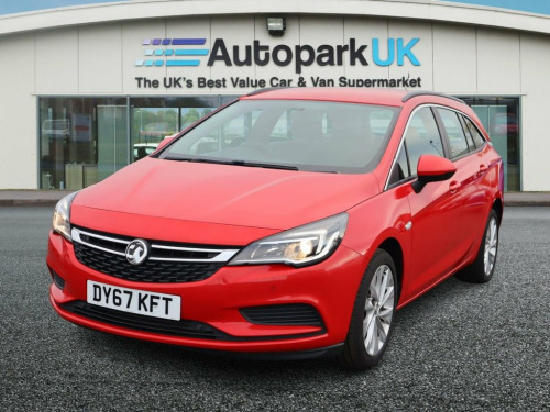 Vauxhall Astra  1.0i Turbo ecoTEC Design Sports Tourer 5dr Petrol 