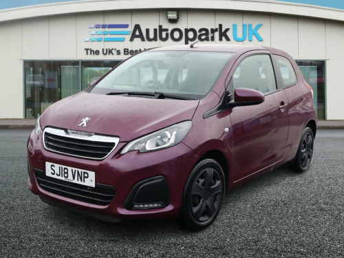 Peugeot 108  1.0 Active Hatchback 3dr Petrol Manual Euro 6 (68 