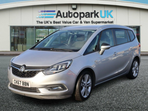 Vauxhall Zafira Tourer  1.4i Turbo SRi MPV 5dr Petrol Manual Euro 6 (140 p