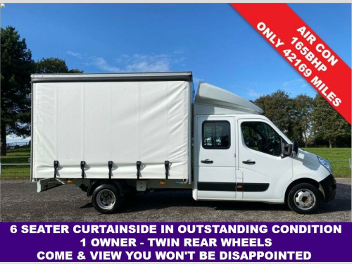 Renault Master  2.3Dci LLL35 Business Energy Crew Cab Curtainside 