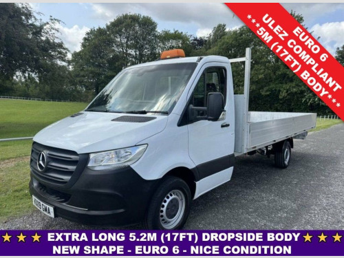 Mercedes-Benz Sprinter  2.1 314Cdi Lwb 3.5t. Extra Long 5m (17ft) Dropside