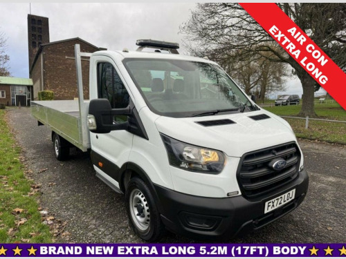 Ford Transit  2.0 350 2.0 130ps 3.5t. XLWB 17ft (5.2m) Dropside, 