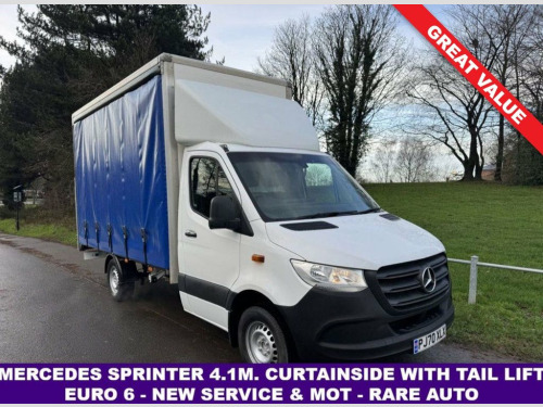 Mercedes-Benz Sprinter  2.0 315CDI Progressive Curtainside Tail Lift, RWD  