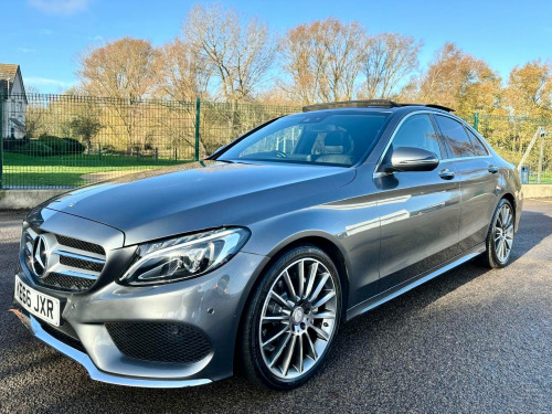 Mercedes-Benz C-Class  2.1 C220d AMG Line (Premium Plus) G-Tronic+ Euro 6 (s/s) 4dr 