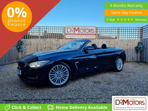 BMW 4 Series  2.0 420d Luxury Convertible 2dr Diesel Auto Euro 6