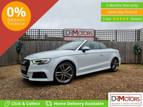 Audi A3 Cabriolet  1.4 TFSI CoD S line Convertible 2dr Petrol Manual 