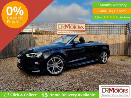 Audi A3 Cabriolet  1.4 TFSI CoD S line Convertible 2dr Petrol S Troni