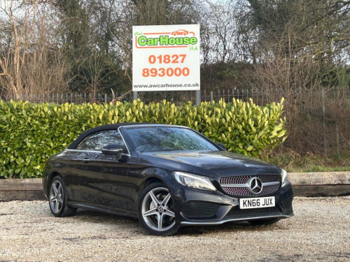 Mercedes-Benz C-Class  2.1 C220d AMG Line (Premium Plus) Cabriolet 2dr Di