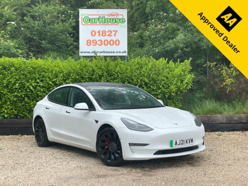 Tesla Model 3  (Dual Motor) Performance Saloon 4dr Electric Auto 