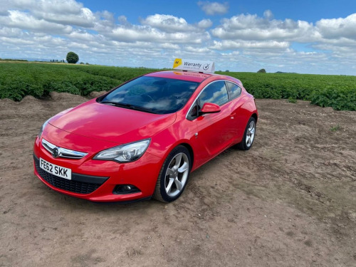 Vauxhall Astra GTC  1.4 SRI S/S 3d 138 BHP NATIONWIDE DELIVERY AND WAR
