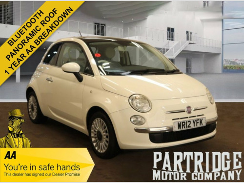 Fiat 500  1.2 LOUNGE 3d 69 BHP BLUETOOTH, GLASS ROOF, AIR CO