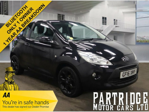 Ford Ka  1.2 Zetec Black Edition Hatchback 3dr Petrol Manua